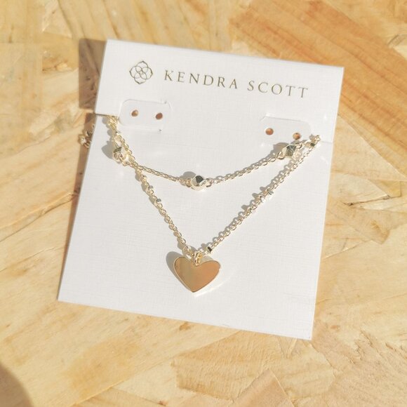 Kendra Scott Jewelry - NEW Kendra Scott Ari Heart Necklace Gold